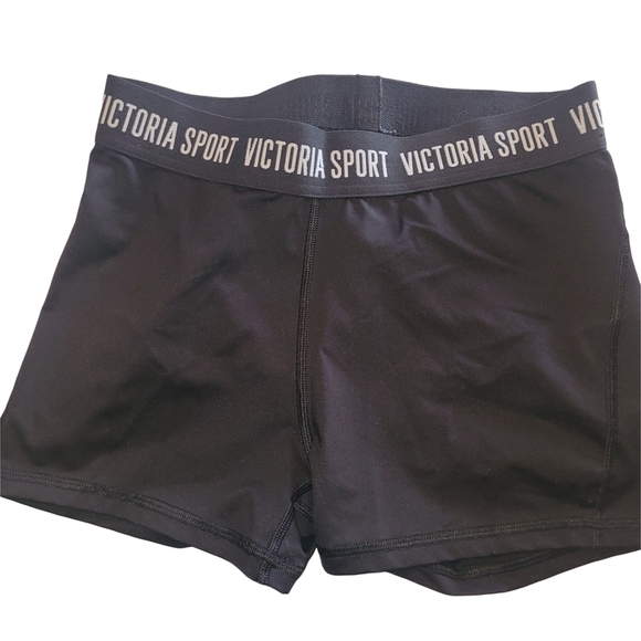Victoria Secret Women's Black Sporty Shorts M - Picture 1 of 3